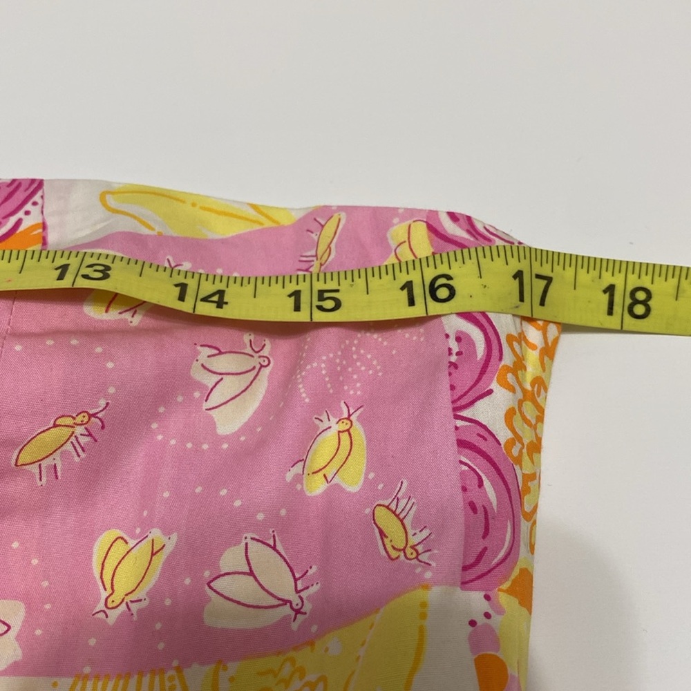 Vintage Lily Pulitzer Strapless Patchwork Dress - Picture 9 of 14